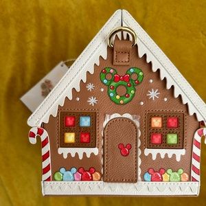 Stitch Shoppe Loungefly Gingerbread house Purse.